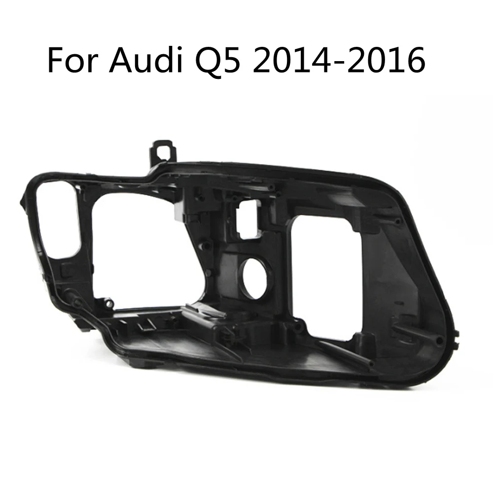

NEW Headlight Base Front Auto Headlight Housing For Audi Q5 2014 2015 2016 Headlight Black Casing