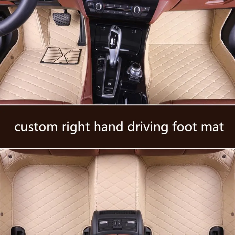 

car floor mats for right hand driving for SUBARU all modles Wrx sti Impreza BRZ car accessories styling Custom foot mats