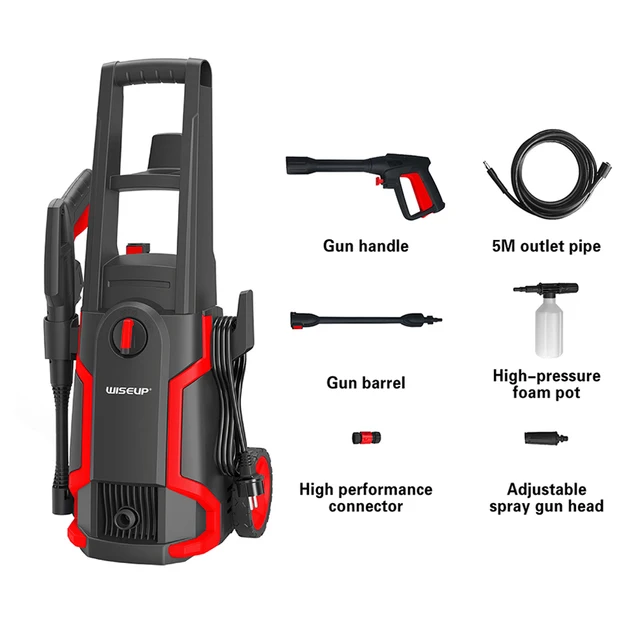 Wiseup 1400w High Pressure Washer 