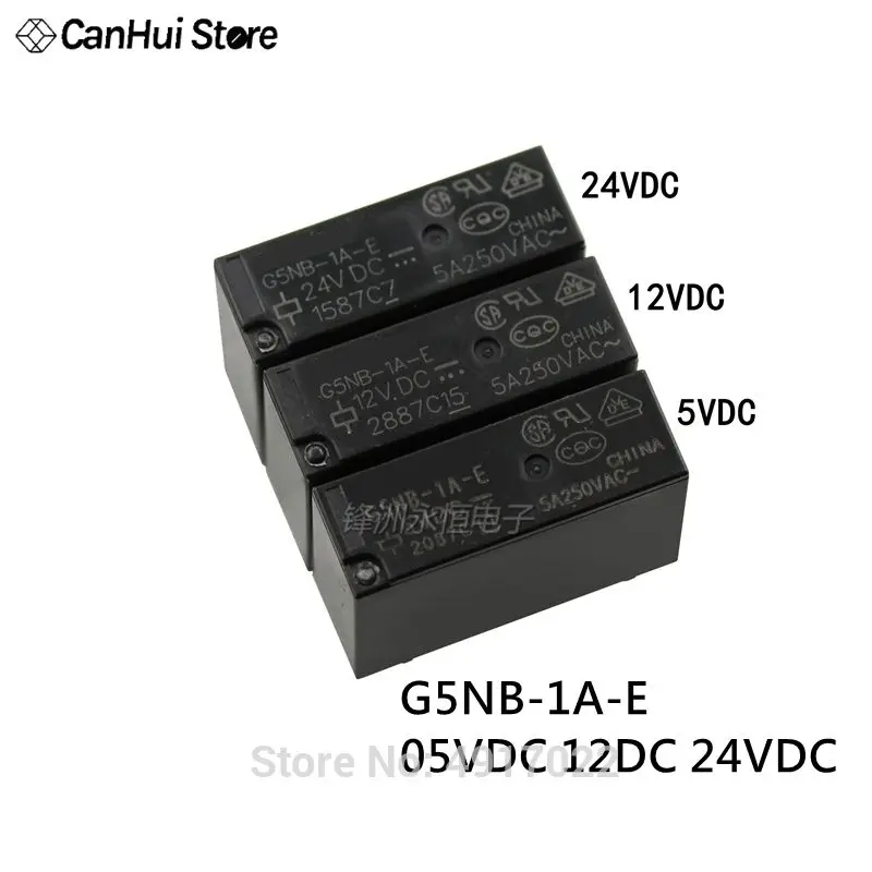 5 шт. новые оригинальные фотообои 05VDC 12VDC 24VDC 24 V 4-pin 3A mini G5NB реле G5NB-1A 05 12 AC