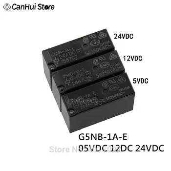 

5 PCS Neue original G5NB-1A 05VDC 12VDC 24VDC 24 V 4-pin 3A mini G5NB Relais G5NB-1A-E 05 V 12 V 24 V AC wechselstrom AC DIP4