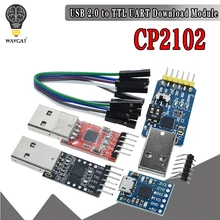 Cp2102 usb 2.0 para uart ttl 5pin conector módulo serial conversor stc substituir ft232 ch340 pl2303