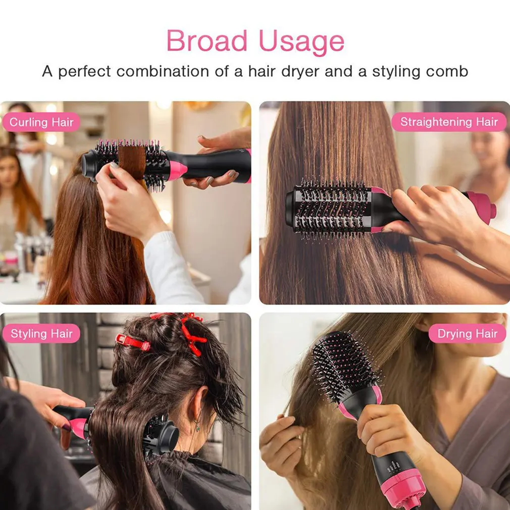 Hair Brush Hairdressing Curling Hair Dryer Volumizer Negative Ion Generator Hair Curler Straightener Styling Tools Dropship 1 Hair Brush Hairdressing Curling Hair Dryer Volumizer Negative Ion Generator Hair Curler Straightener Styling Tools Dropship 4