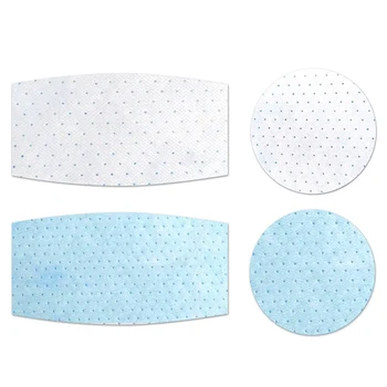 

2Pcs Disposable Non-woven Fabric Three-layer Protective Breathable Replacement Facial Mask Pad Face Mask Filter