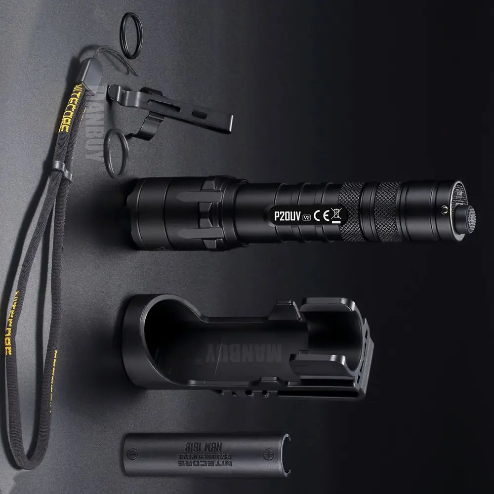 Бесплатная доставка nitecore P20UV V2 320 мВт УФ-луч + 1000 люмен CREE XP-L2 V6 светодиодный