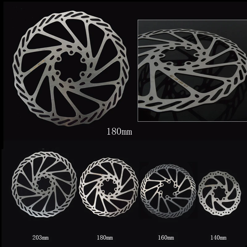 140/160/180/203mm Bicycle Brake Disc Rotor for MTB Mountain Road G3 Brake Rotors Disc 6 Blots BB5/BB7 AVID MTB& HS1 Brake Disc