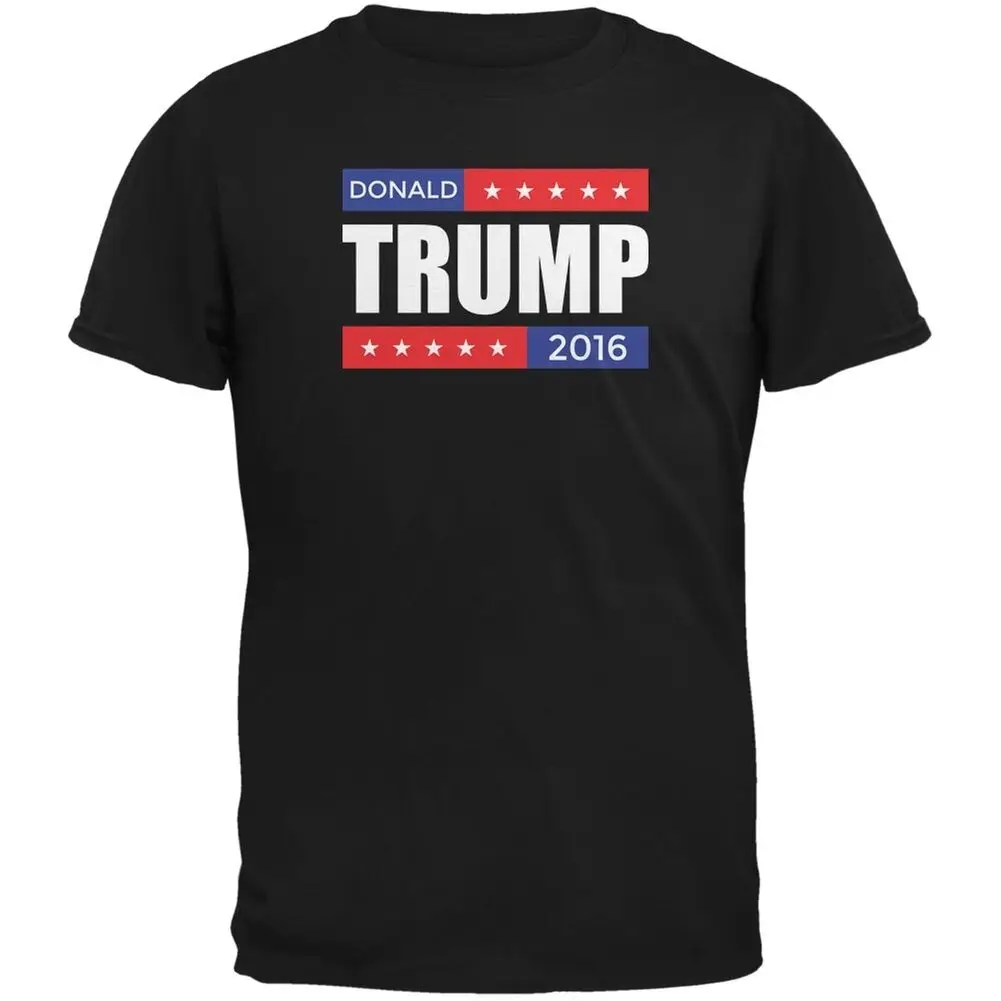 Выборка 2016 Дональд Трамп сложенный черный взрослая Футболка мужская и женская