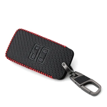 

Car Key Cover Case Holder Zinc Alloy Keychain For Renault-Captur Clio Megane Koleos Kadjar Car Key Case Auto Interio Accessories
