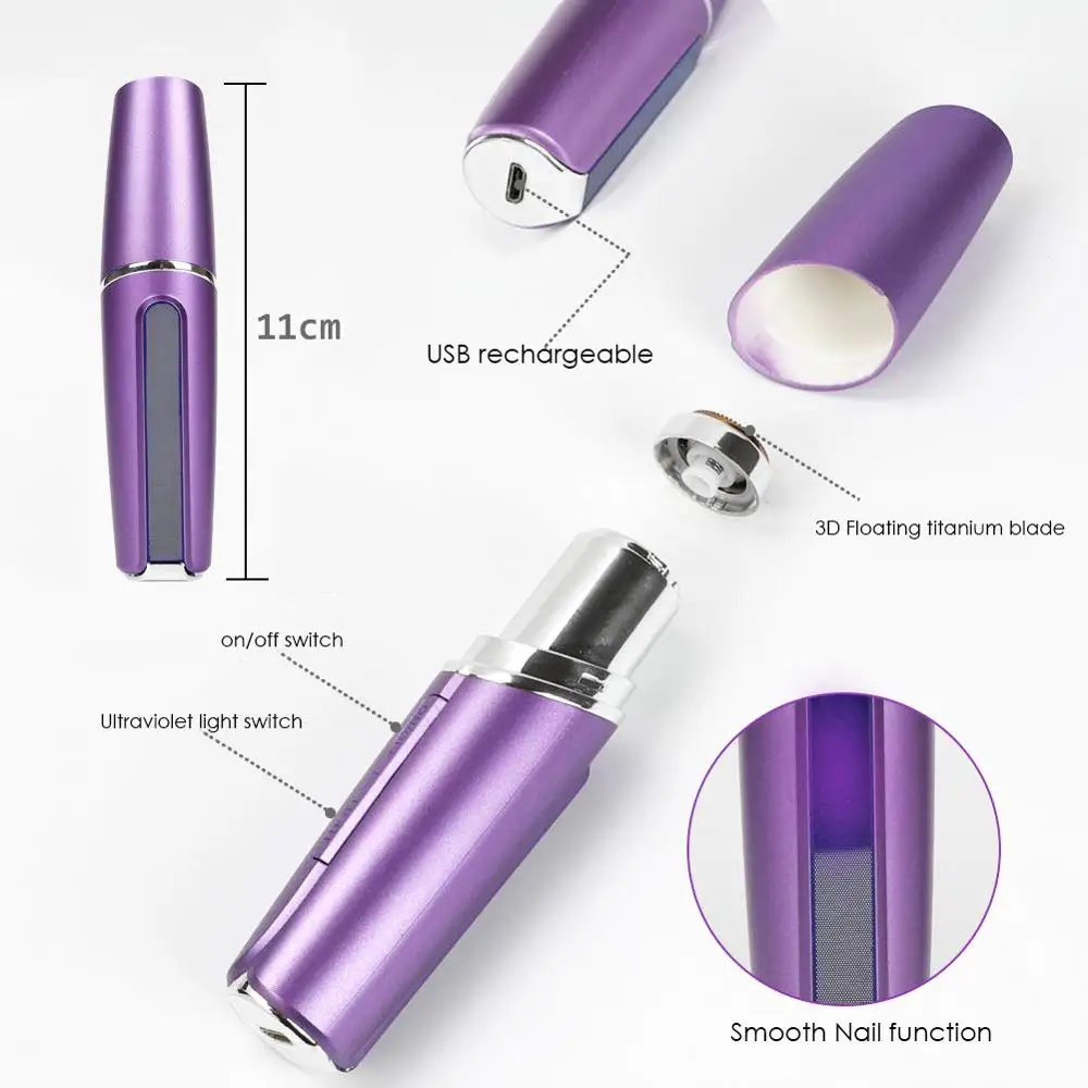 2020 New Electric Face Epilator for women Mini Lady shaver rechargeable Upper Lip Cheek hair removal lipstick epilator