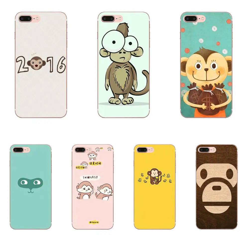 Simple Phone Cases For Galaxy J1 J2 J3 J330 J4 J5 J6 J7 J730 J8 2015 2016 2017 2018 mini Pro The First Series Of Cartoon Monkey | Мобильные