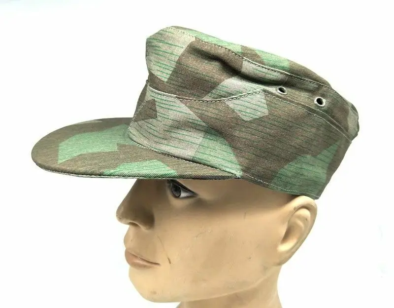 Tomwang201. Немецкая армейская Элитная летняя камуфляжная полевая Кепка WW2 с разрезом