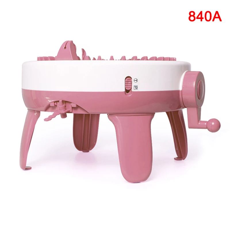 Hot 40 Needles Large Size Knitting Loom DIY Scarf Hat Hand Weaving Machine Toys for Kid Adult PLD - Color: 840a