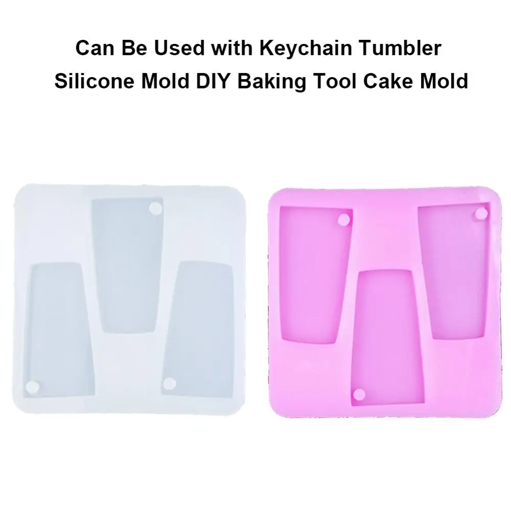 DIY блестящая вода в форме бокала силиконовый стакан Форма Брелоки форма для Брелока Для брелока кулон глина DIY полимерная форма