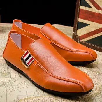 

Moccasins Men Soft Leather Shoes Breathable Driving Loafers Spring Slip On Flats Comfortable Casual Flat Shoes Mocasines Hombre