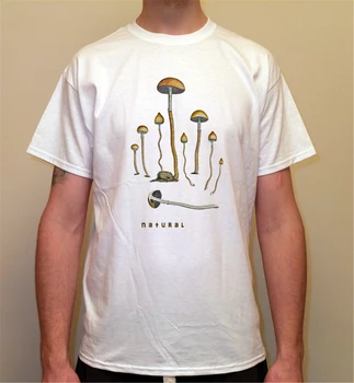 

Magic mushrooms, psychedelic mushroom, natural, psilocybin PRINTED T-Shirt Quality Tops Tee Shirt