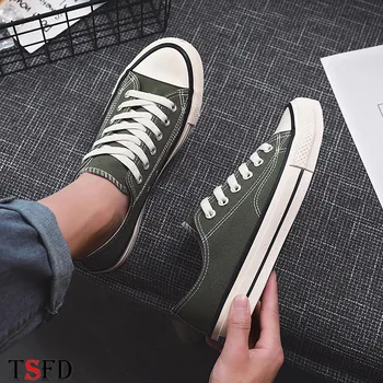 

Simple Leisure Trainers Men Fashion Shoes Youth Sneakers Shoes for Man Walking Footwear Multicolor Variety Canvas Sneakers S19