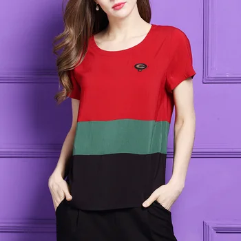 

The new short sleeve loose women's of 2020 wears a T-shirt to match the summer body middle-aged jacket girlfriend's mother.