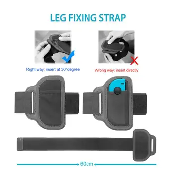

1Set Leg Fixing Strap Sport Band Wall Hook Non-Slip Ring-Con Grips for Switch 95AF