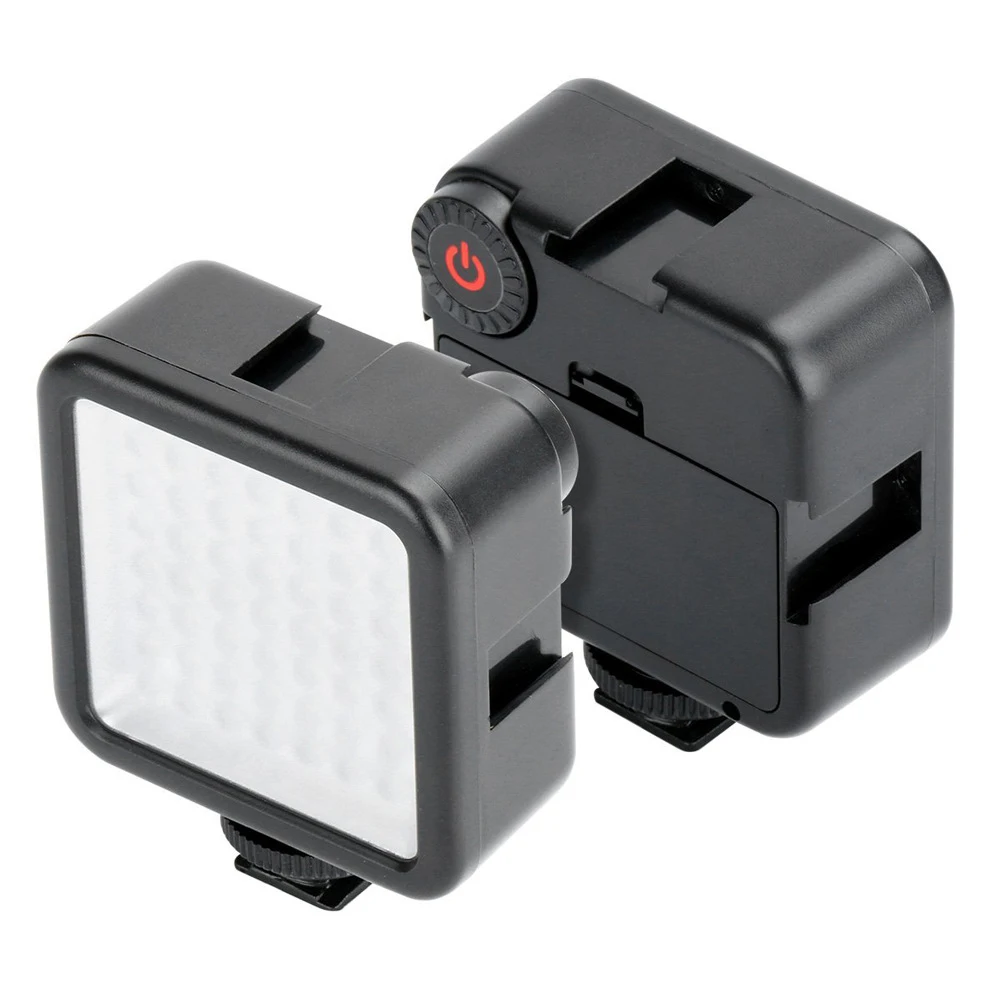 

Ulanzi 49LED Ultra Bright LED Video Light Dimmable High Power Panel Video Light 3 Shoe Mount Camera Fill Light Soft Light