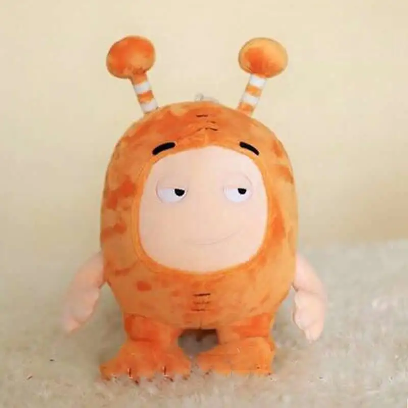 30 см странное сокровище солдат плюшевые куклы Oddbods Монстр Кукла пара подарок для детей - Цвет: Оранжевый