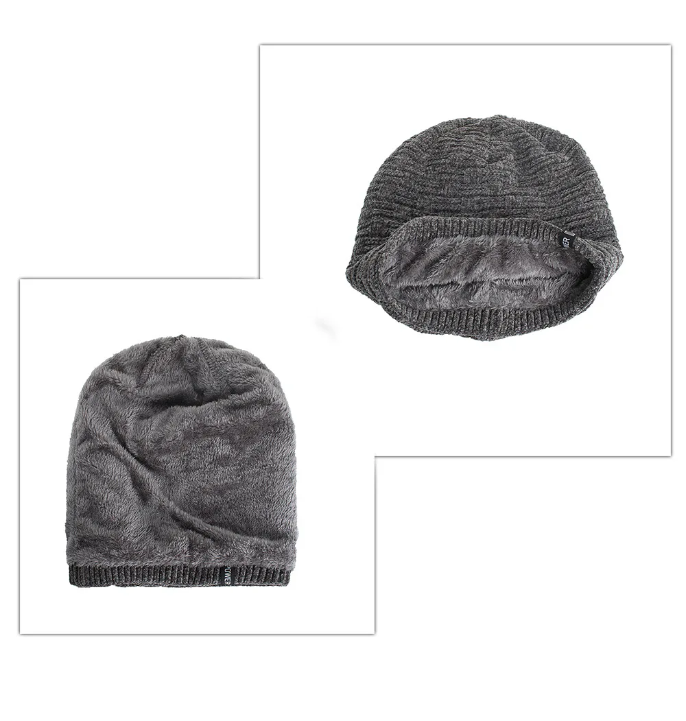 Новинка, зимние теплые шапки, набор, Skullies Beanies, шапка, мужская, женская, шерсть, шарф, шапки, Gorro invierno hombre, вязаная шапка, набор, WM107