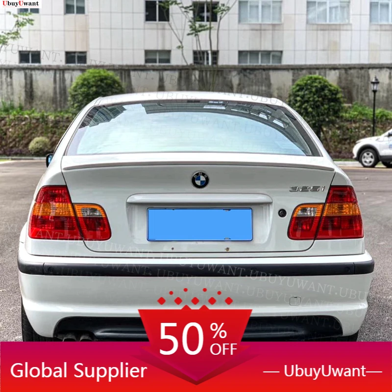 Спойлер для E46 1998-2006 BMW 3 серии 318i 320i 325i 328i оптом Задняя Крышка багажника из