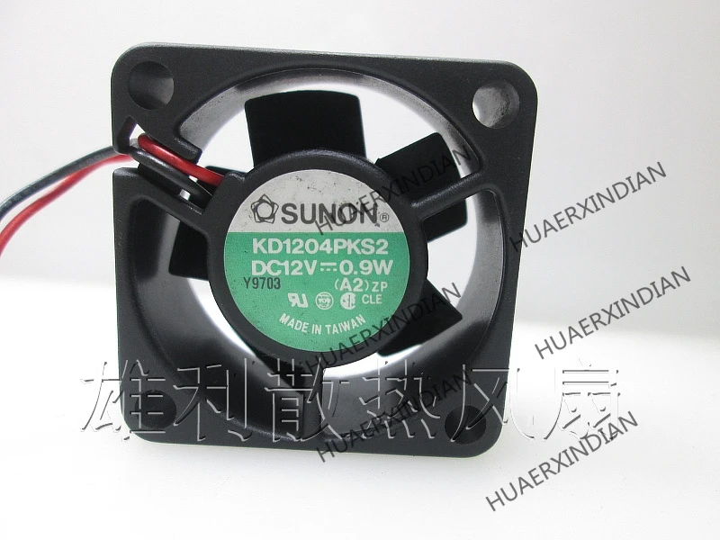 

Original NEW KD1204PKS2 12V 0.9W 4CM 4020 2wire 40*40*20MM Motor protection cooling Fan high quality