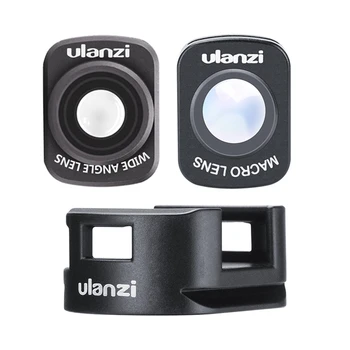 

Ulanzi 1 set Op-5 Op-6 Wide Angle Macro Lens For Dji Osmo Pocket 10X Hd 4K Macro Lens Gimbal Accessories Magnetic Lenses & 1pcs