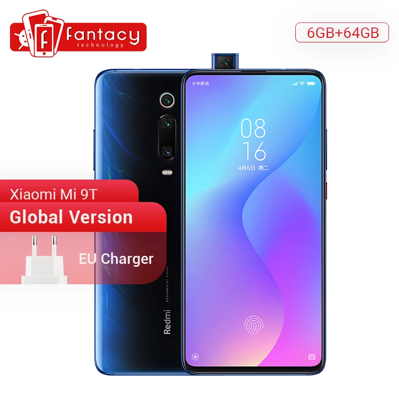 Смартфон Xiaom Red mi K20 Xiaomi mi 9 T 9 T 6 ГБ 64 Гб Восьмиядерный процессор Snapdragon 730 6,39 ''AMOLED камера 48 МП NFC с глобальной версией