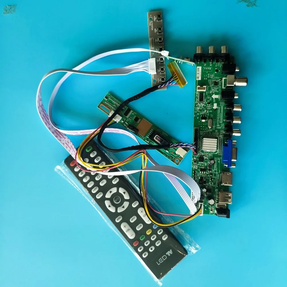

Kit for LP150X05-C2M1 LP150X05-A2M2 1024X768 15" controller board HDMI-compatible remote LCD Panel TV VGA USB AV DVB-C DVB-T