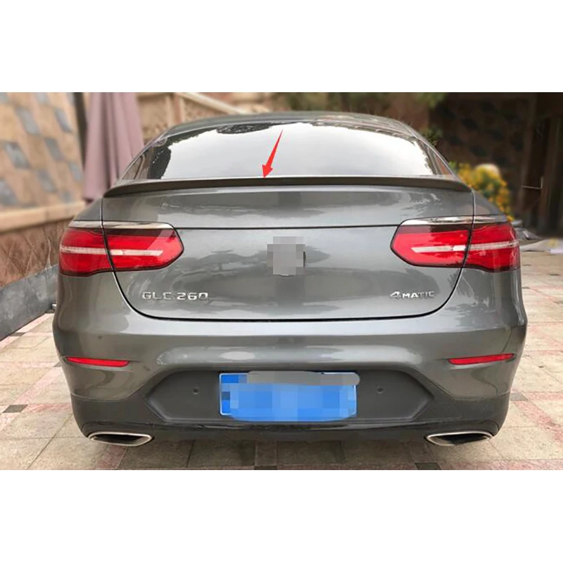 Высококачественный ABS Материал Автомобильный задний спойлер для GLC Coupe GLC200 GLC300 GLC260 спойлер спойлер