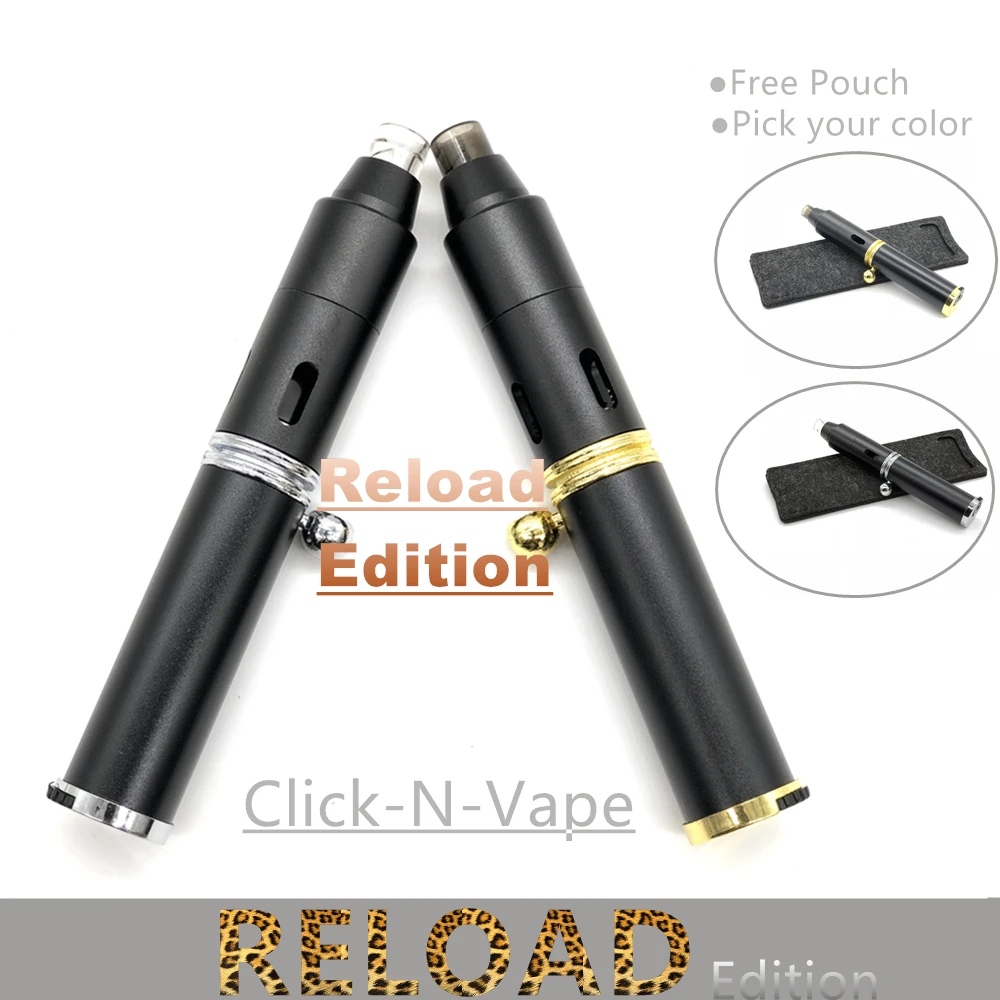 

Click N Vape Hit Pen Kit Pipe Reload Edition Sneak A Toke With Torch Butane Lighter For Dry Herb Vaporizer