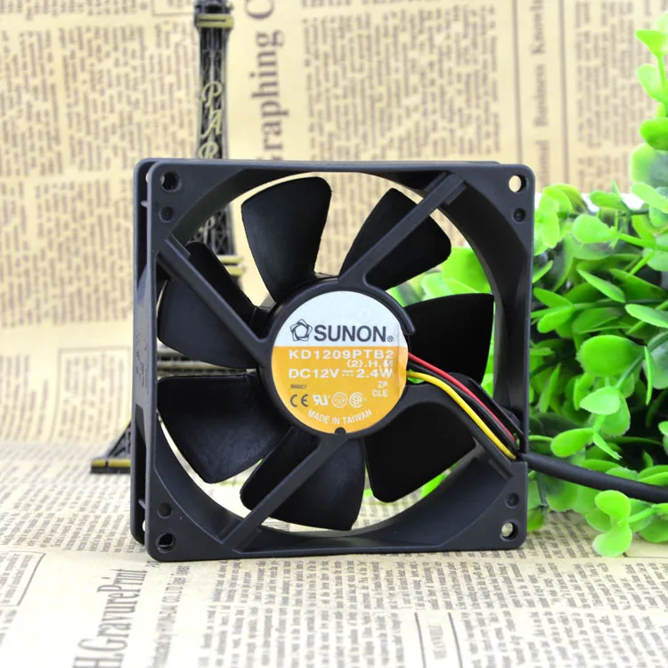 KD1209PTB2 9 см 9025 12V 2,4 W защиты электродвигателя Вентилятор охлаждения
