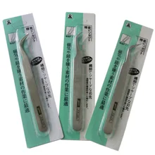 Высокоэластичные толстые с наконечниками из нержавеющей стали Пинцет прямой локоть ручной работы DIY Pincette аппаратные инструменты на гриле ресницы