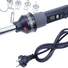 220 В 110 в 450 градусов регулируемая электронная Тепловая паяльная станция с 4 насадками 8018LCD портативный контроль температуры