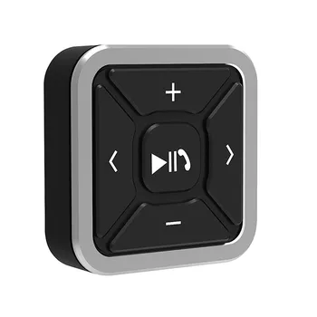 

Wireless Bluetooth 5.0 Media Steering Wheel Remote Control Mp3 Music Play for IOS Android Smartphone Car Bicycle Motorcycle