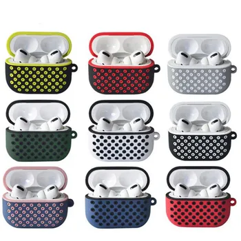 

Hole Breathable Earphone For AirPods Case Cover AirPod Etui Dust Guard Silicone Air Pods Case For Apple Airpods Pro 3 Case