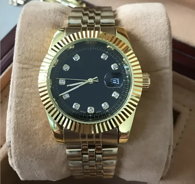 Часы наручные президентские с золотым циферблатом брендовые КАЧЕСТВЕННЫЕ