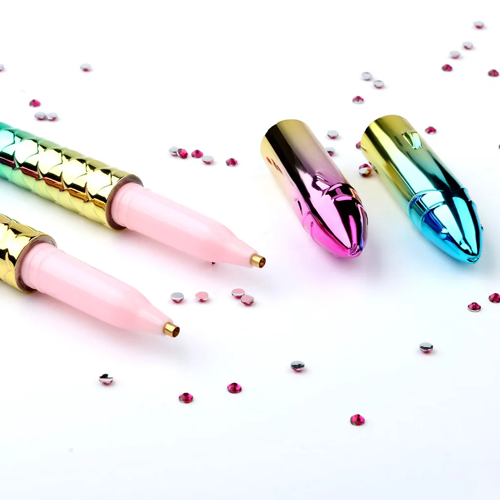Розовая Алмазная ручка для рисования, милая спиральная ручка для дизайна ногтей, ручка для вышивания, аксессуары для вышивания, алмазная краска, набор инструментов для вышивания крестиком