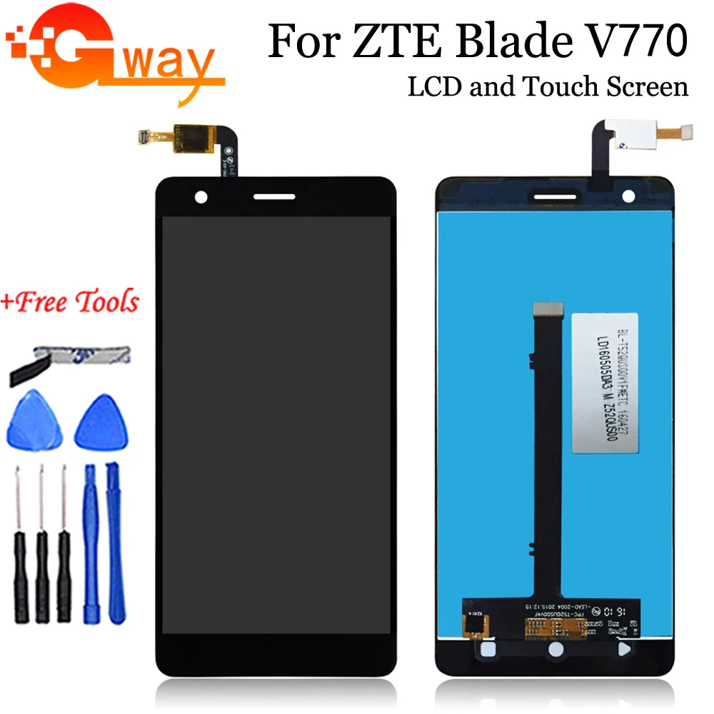 Черный/белый для ZTE Blade V770 Orange Neva 80 LTE / TT175S ЖК дисплей + кодирующий преобразователь
