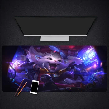 

Anime LOL League Of Legends Extra Large Mouse Pad Gaming Mousepad Anti-slip Natural Rubber with Locking Edge Gaming Mouse Mat