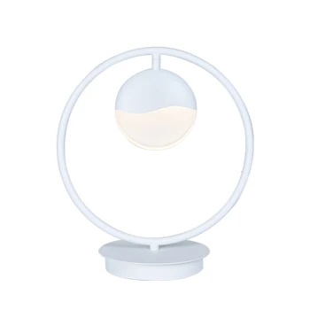 

Desk Top Hotel Nightclub Bar Side Decoration Modern Dining Led Ring Table Light luminaria de mesa