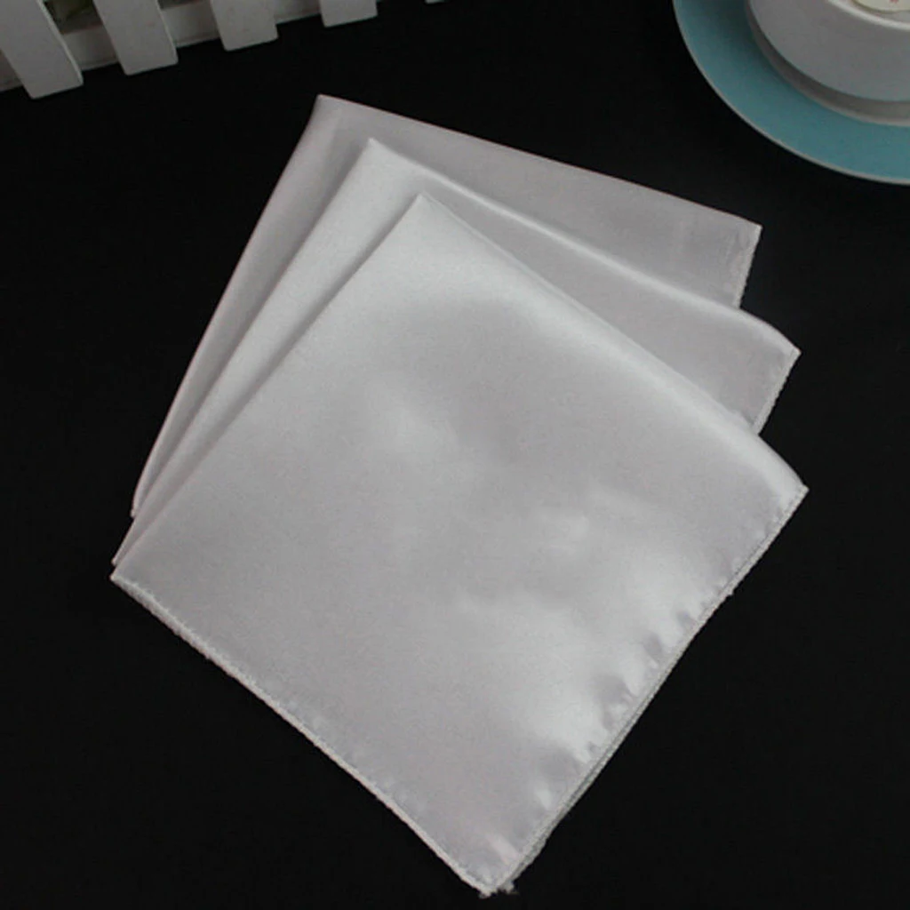 Dinner Napkins – Soft and Absorbent Napkins - Pack of 20 (12 X 12inch) for Wedding Party Dinner - White Napkins or Handkerchief 