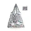 Reusable thick supermarket shopping bag Fashion print Oxford fabric tote large foldable grocery bag 6