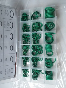 

Fixmee 270pcs 18 Sizes A/C Green Rubber Oring Assortment for Auto Car Door Pump Bearing