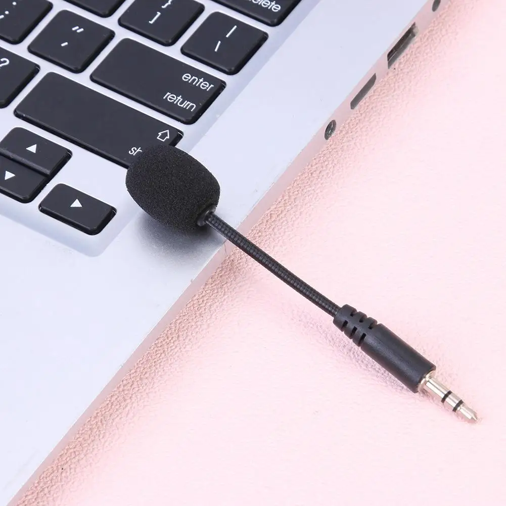 Flexible Mini 3.5mm Jack Plug Wired Audio Microphone Mic for Computer Laptop PC Fast and Accurate Data Transmission Ensures dynamic microphone