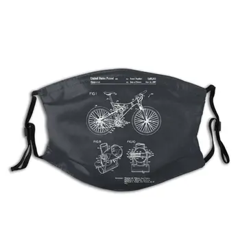 

Mountain Bike Patent Inventors Cyclist Reusable Face Mask with Filter Dustproof Mask Respirator Mouth Muffle