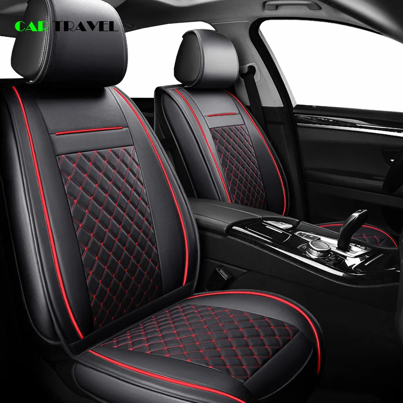 

( Front + Rear ) Luxury Leather car seat cover 4 Season For Citroen All Models Citroen All Models c4 c5 c2 c3 DS drain auto