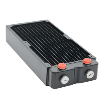 

FREEZEMOD TSRP-HP45-240 240mm Computer Pc Water Cooler Copper Radiator Double Layers 45MM Thick Copper Fins G1/4