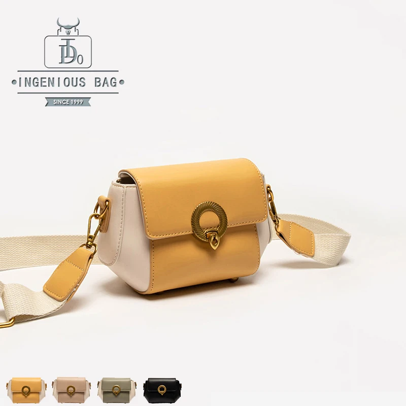 

Women Handbags for Ladies Shoulder Bags Flap Wide Strap Female Casual Shoulder Bag Leather Messenger Crossbody Designer Luxury